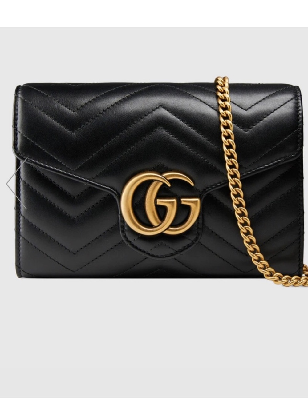 Gucci GG Marmont chevron WOC